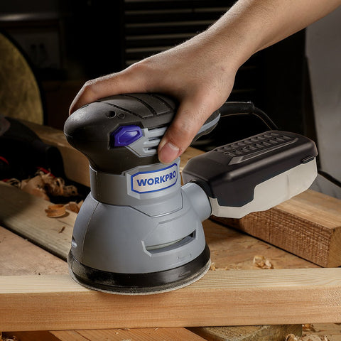 Random Sander with exhaust and Hybrid dust canister-TI00024-Veeddydropshipping