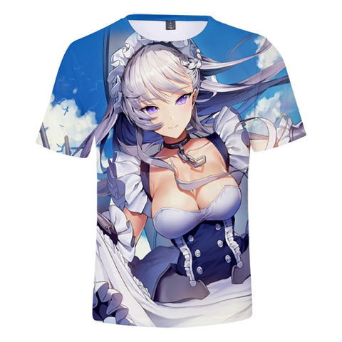 Lane 3D Printed T-shirt Men/women Summer Fashion-MF00246-Veeddydropshipping