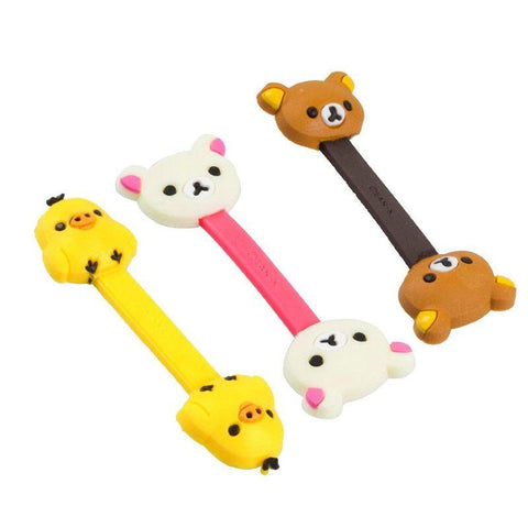 3 pcs Cute Cartoon Mobile Phone USB Cable Cable Winder Cable Control Cable Protector-PA00864-Veeddydropshipping