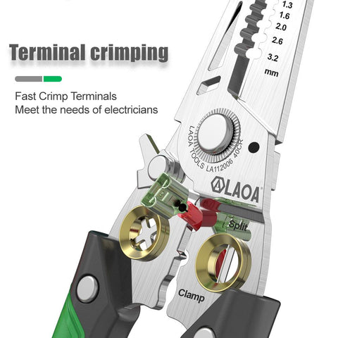 Wire Stripper Cable Cutte Pliers Tool-TI00058-Veeddydropshipping
