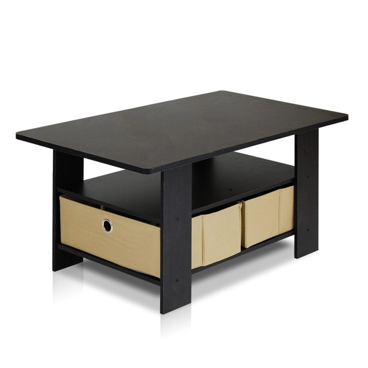 Andrey Coffee Table with Bin Drawer-HA01705-Veeddydropshipping