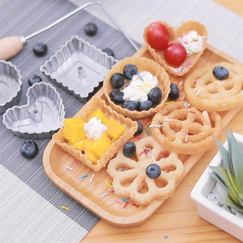 Aluminium Alloy Waffle Molds Cake Ring Maker-HA01196-Veeddydropshipping