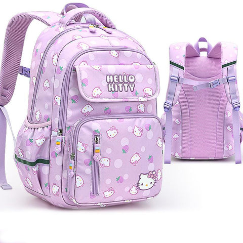 Sanrios Hellokitty Schoolbag Cartoon Strawberry Kitty Cat Bags-TB00064-Veeddydropshipping