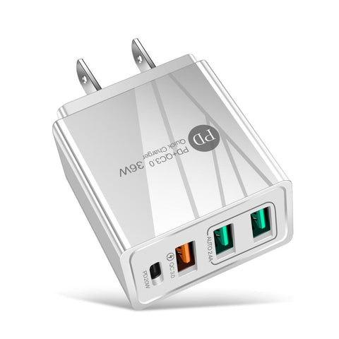 Quick Charge 3.0 USB Charger Wall Fast Charging For iPhone Samsung Xiaomi Huawei OPPO EU/US-PA00391-Veeddydropshipping