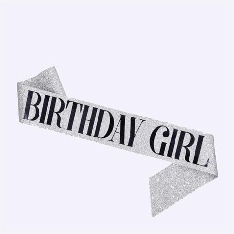 Birthday Queen Party Shoulder Strap Girdle Supplies-HA00606-Veeddydropshipping