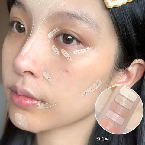 Concealer Palette Moisturize Facial Cream Cover-BH00697-Veeddydropshipping