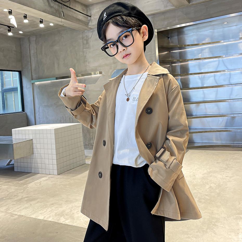 Boys Long Jacket Outewerar Kids Spring Coats-Veeddydropshipping