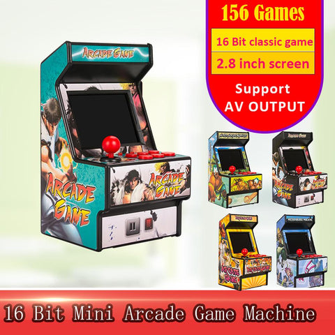 Mini Arcade Handheld Game Console 2.8 Inch Screen Built in 156 Retro Games -CE01335-Veeddydropshipping