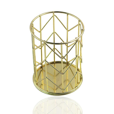 Pearl Cosmetic Brush Holder Acrylic Cosmetic Container-HA00832-Veeddydropshipping