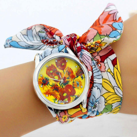 Ladies Cloth Wristwatch Fashion Women Dress Watch-JW00933-Veeddydropshipping