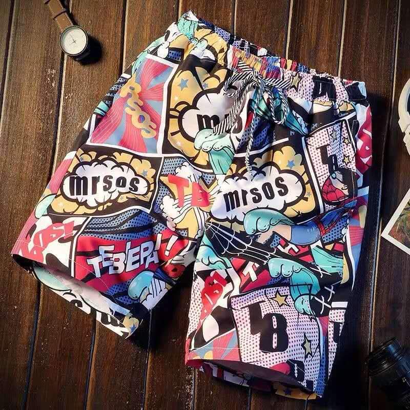 Women/Men Summer Beach Shorts Boys Swimsuit Shorts Men Five-point Pants -OS00184-Veeddydropshipping