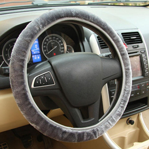 High-density Warm Plush Winter Steering Wheel Protector-AM01493-Veeddydropshipping
