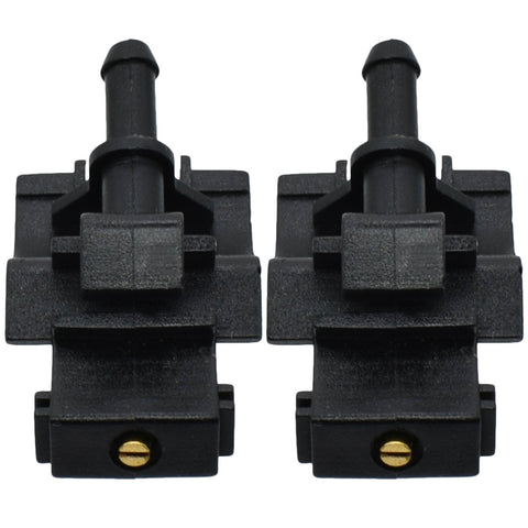 2Pcs Front Windshield Wiper Washer Nozzle Spray Jet Hood Liquid Sprayer-AM00206-Veeddydropshipping