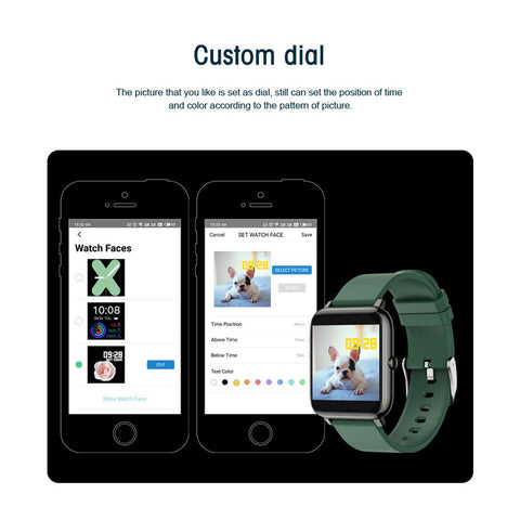 Bracelet Heart Waterproof Smartwatch For Android IOS Phone-JW00833-Veeddydropshipping
