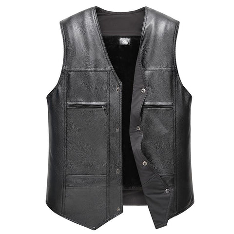 Elderly Plush Thickened Warm Vest Korean Autumn And-MF01395-Veeddydropshipping