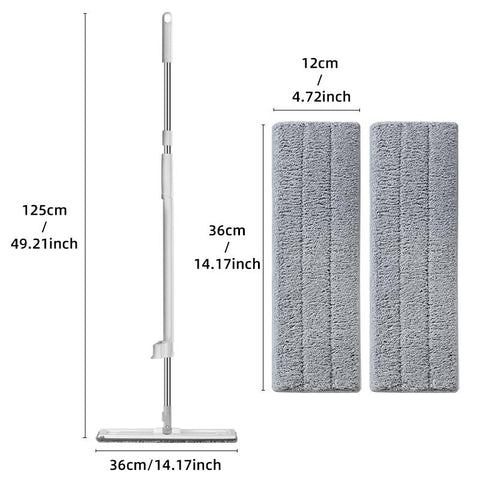 Hands Free Squeeze Mop Floor Flat-HA01083-Veeddydropshipping