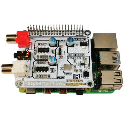 Dual ES9023 DAC I2S Digital Audio Sound Card Expansion Decode Board -CE00922-Veeddydropshipping