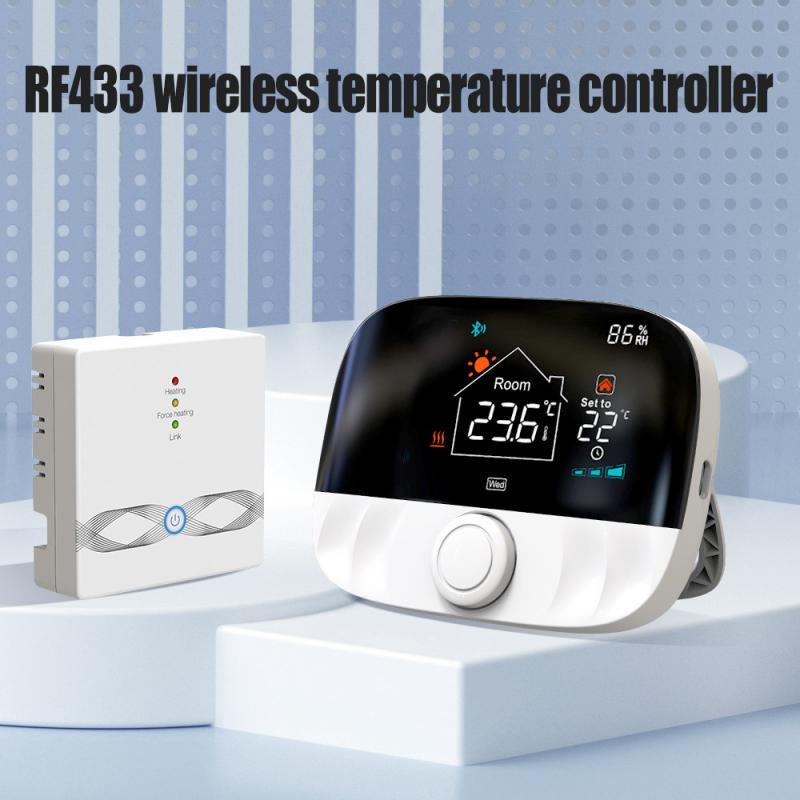 Smart RF Wireless Thermostat Wifi For Floor Heating And Gas Boiler-TI01012-Veeddydropshipping