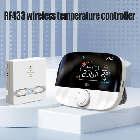 Smart RF Wireless Thermostat Wifi For Floor Heating And Gas Boiler-TI01012-Veeddydropshipping