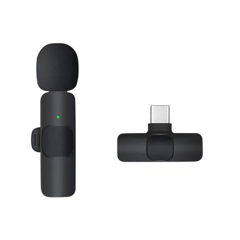 Portable Wireless Lavalier Microphone Mini Stereo Mic for IPhone Android -CE01265-Veeddydropshipping