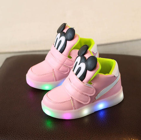 Light Up Fashion Cartoon Glowing Children&#39;s Shoes LED Fashion Korean-TB00124-Veeddydropshipping