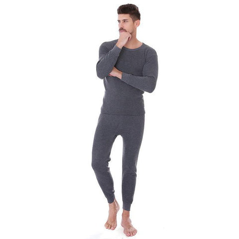 Mannen Thermisch Ondergoed Sets Dunne Fleece Effen-MF01538-Veeddydropshipping