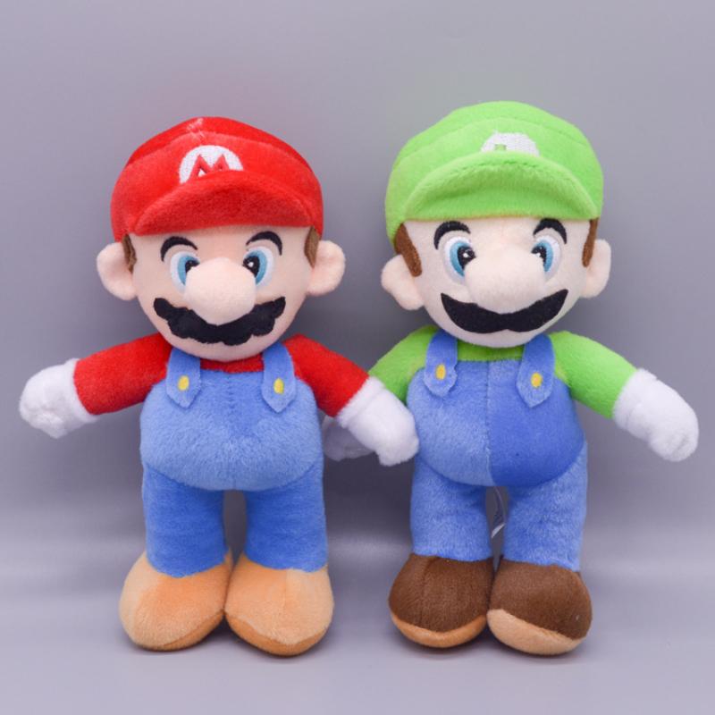 Super Mario Figures Plush Toy 25cm Bros Game Anime Luigi-TB01560-Veeddydropshipping