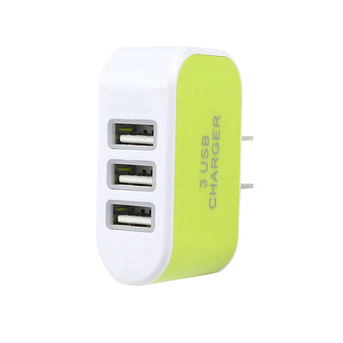 Universal  3 USB Multi-Port Wall Charger US Plug Wall Adapter Cube Block-PA00065-Veeddydropshipping