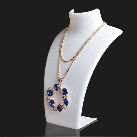 Three Colors Mannequin Necklace Jewelry Pendant Display -JW01731-Veeddydropshipping