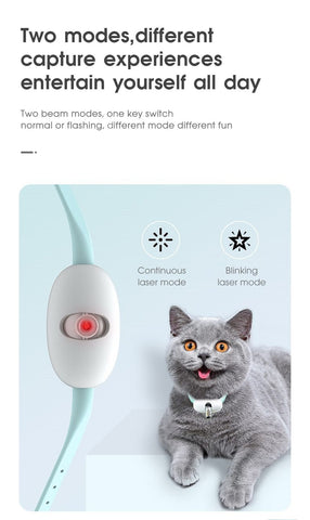 Smart Laser Tease Cat Collar Electric USB Charging-HA01452-Veeddydropshipping