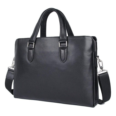 Leather 14&#39;&#39; Laptop Office Men&#39;s Briefcase Business Messenger-BS00480-Veeddydropshipping