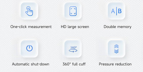 Portable Digital Upper Arm Blood Pressure Monitor-BH00798-Veeddydropshipping