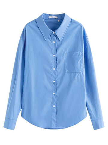 100% Cotton Shirt Women Casual Full Sleeve Blouses