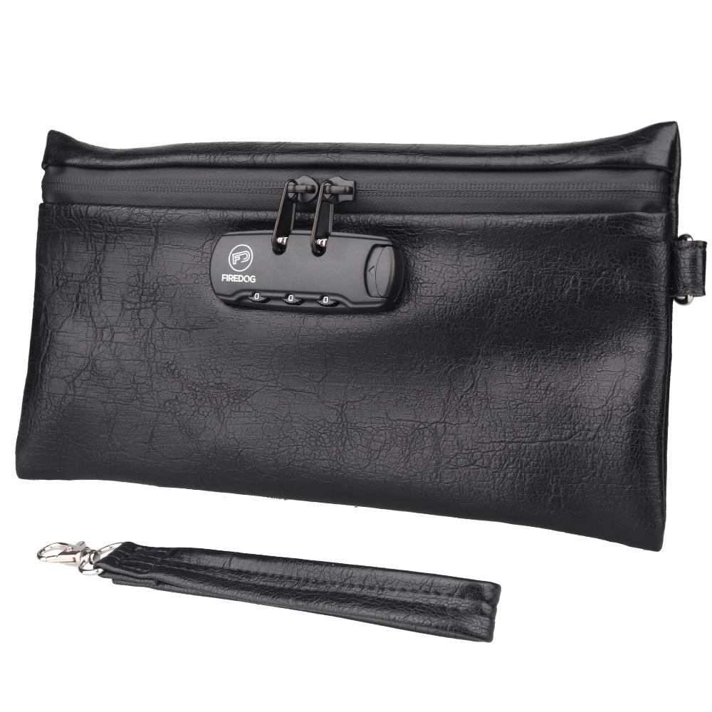 Bag with Combination Lock Carbon Lined Odor Proof Bag-BS00207-Veeddydropshipping