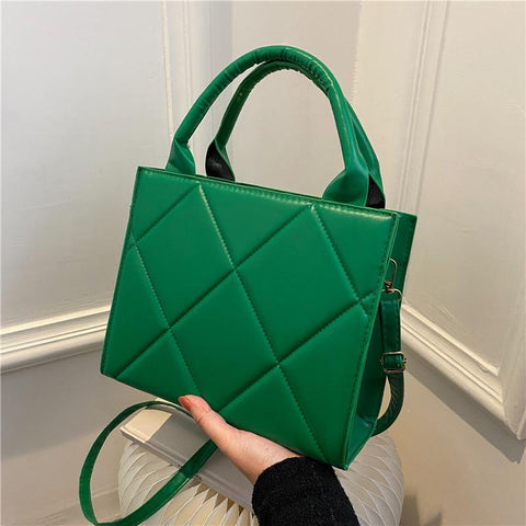 Trendy Plaid Pu Leather Crossbody Bags Fashion Ladies Handbags-BS00143-Veeddydropshipping
