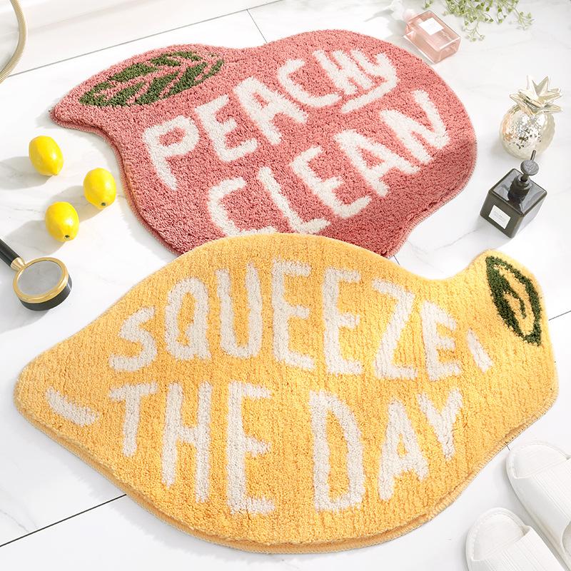 Doormat Carpet Flocking Non-slip Bath Mat-HA00545-Veeddydropshipping