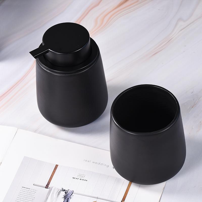 Kitchen Liquid Soap Dispensers Ceramic Bottle Hand Sanitizer Shampoo -CE00712-Veeddydropshipping