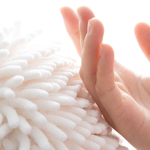 Soft Hand Towel Ball Thick Wall-Mounted Hanging Wipe Cloth-HA01110-Veeddydropshipping