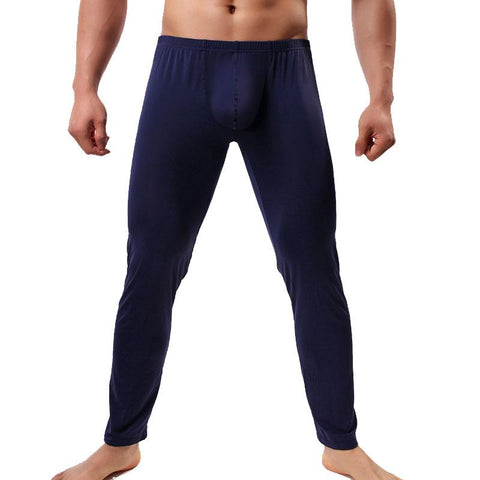 Ice Silk Protruding Penis Pocket Gay Underwear Home Lounge-MF01548-Veeddydropshipping