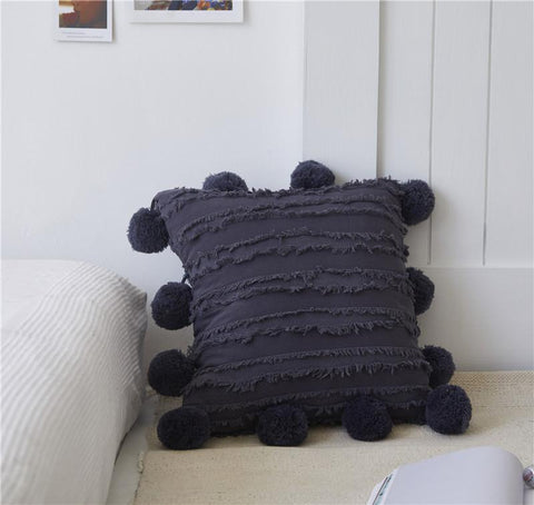 Small Plush Around The Ball Craft Sofa Cushion Cover-HA00521-Veeddydropshipping
