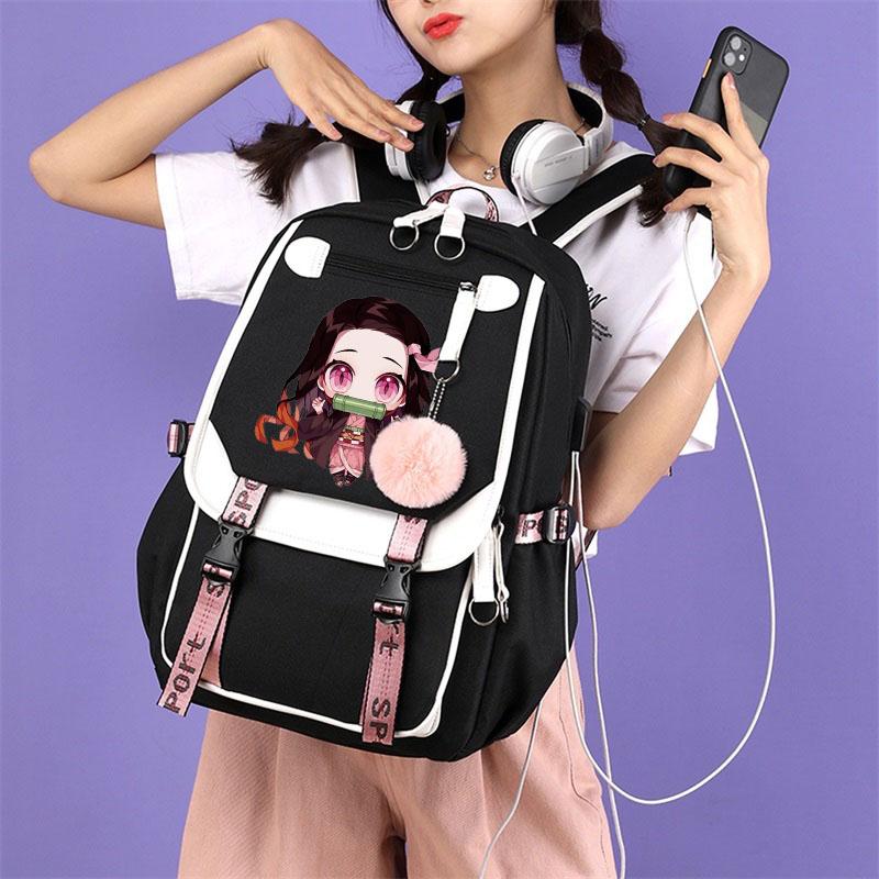 Kawaii Cartoon School Bag for Adults Large Capacity Manga To Travel-BS00026-Veeddydropshipping