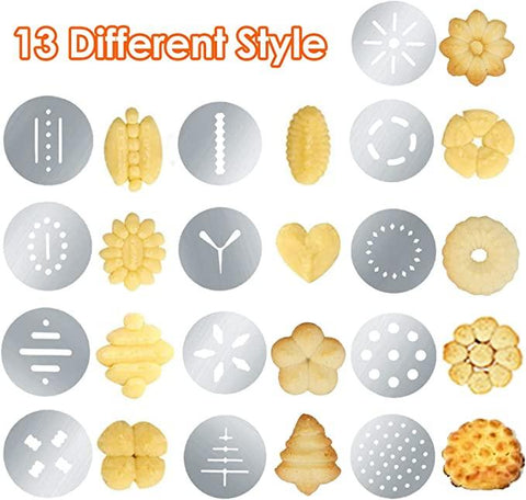 Stainless Steel Cookie Decorative Gun Biscuit-HA01200-Veeddydropshipping