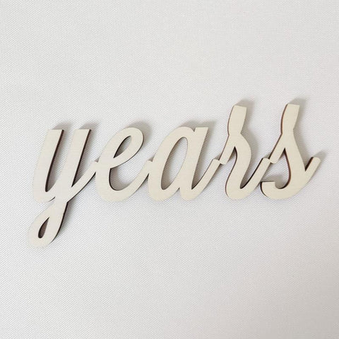 Newborn Wood Chip Card Photography Props Set Number Letters Date-TB00795-Veeddydropshipping