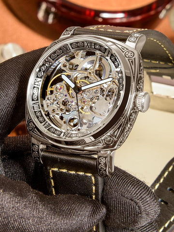 Authentic Brand Carved Watches Automatic men watches -JW00632-Veeddydropshipping