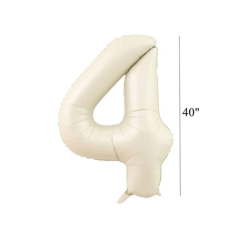 Bear Balloon with Heart Creamy Caramel Balloon-HA00733-Veeddydropshipping