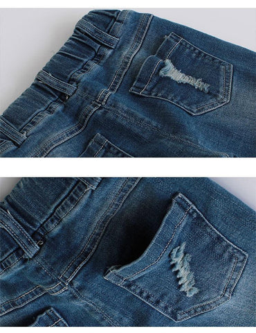 1-5T Baby Pants Boys Girls Jeans Spring Autumn Stretchy Denim trousers Children Clothes Toddler Clothing Babe Jeans Pants