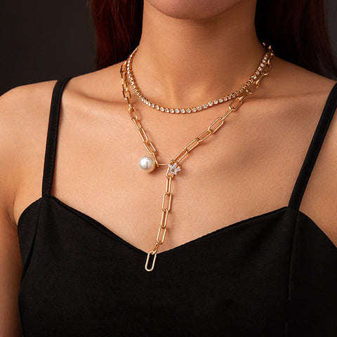 Pendant Necklace for Women  Punk Aesthetic Jewelry -JW01184-Veeddydropshipping