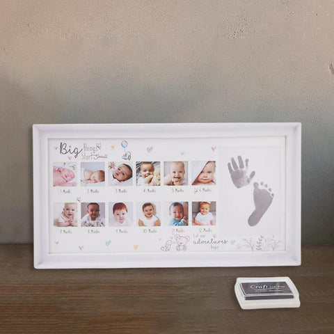 Baby Photo Frame Newborn DIY 0-12 Month Kids Gift My First Year Baby-TB00804-Veeddydropshipping