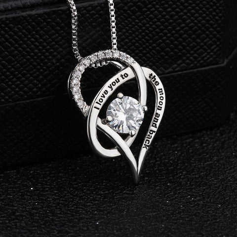 Necklace for Women Luxury  Gift with Red LED  Heart Pendant-JW01197-Veeddydropshipping