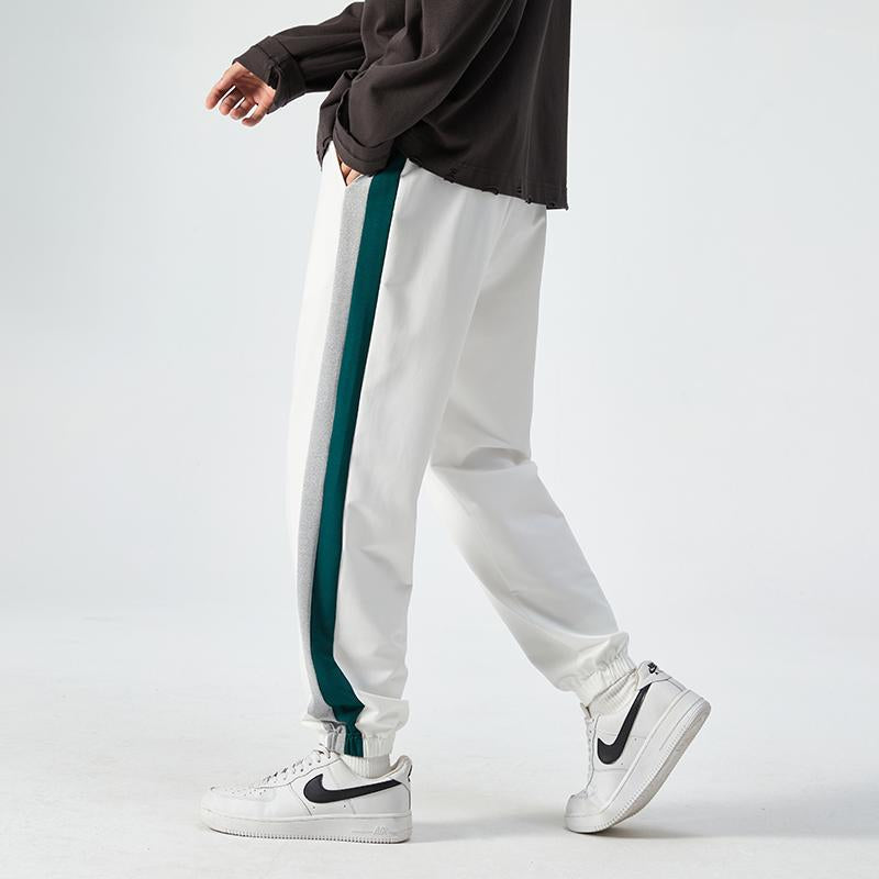 Men Running Pants Warm Thick Bottoms Skinny
